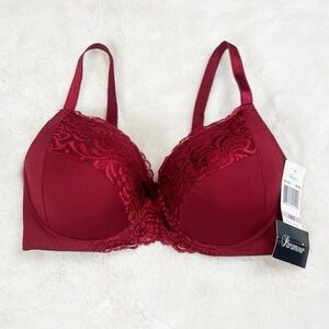 NWT Parmour Lace Underwire Bra Red